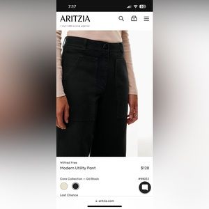 WILFRED FREE MODERN UTILITY PANT